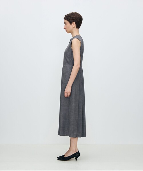 TOMORROWLAND collection ワンピース クリアーボイル キーネック