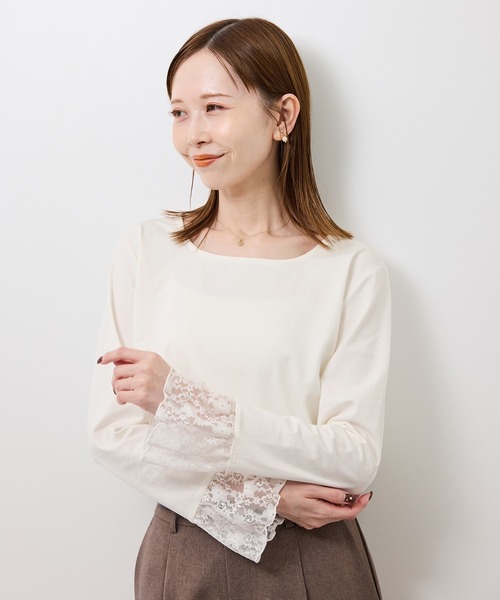 ロペピクニック ROPE Picnic カットソー コットンレース Uネック 半 ROPE' PICNIC｜ロペピクニックのトップス（レース）人気ランキング