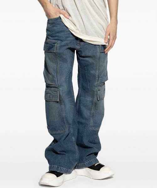 STYLISE ジーンズ 「DRKSHDW」DOUBLE CARGO JEANS / ウォッシュド