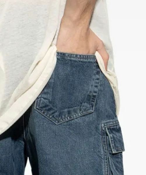STYLISE ジーンズ 「DRKSHDW」DOUBLE CARGO JEANS / ウォッシュド