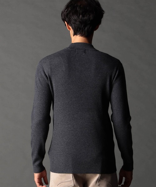 ニコルクラブフォーメン（NICOLE CLUB FOR MEN）/12G リブハイネックニット NICOLE CLUB FOR MEN（ニコルクラブフォーメン） セーター ニット 12G