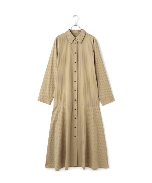 アダムエロペ（ADAM ET ROPE’）/フレアーシャツワンピース ADAM ET ROPE'（アダムエロペ） シャツワンピース フレアーシャツ