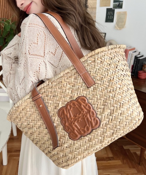 「moment+」 かごバッグ FREE ブラック レディース_画像2