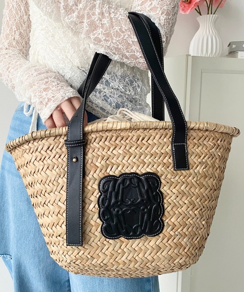 「moment+」 かごバッグ FREE ブラック レディース_画像9