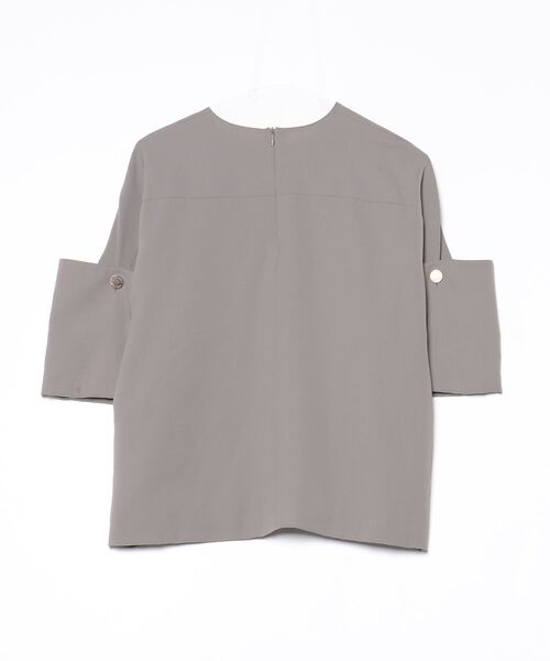 「AKIRANAKA」 半袖ブラウス 1 グリーン レディース_画像2