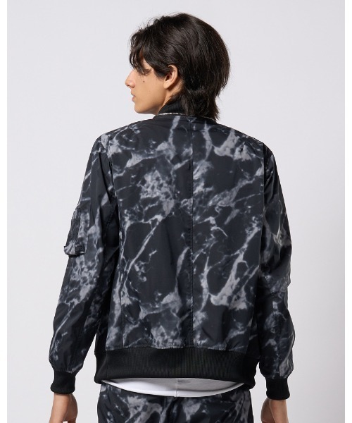 ブルゾン アウター neck zip blouson メンズの画像