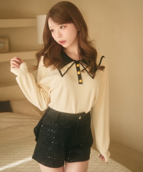 TITTY＆CO.（ティティーアンドコー） ニット セーター バイカラー襟