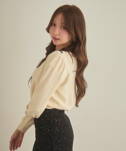 TITTY＆CO.（ティティーアンドコー） ニット セーター バイカラー襟