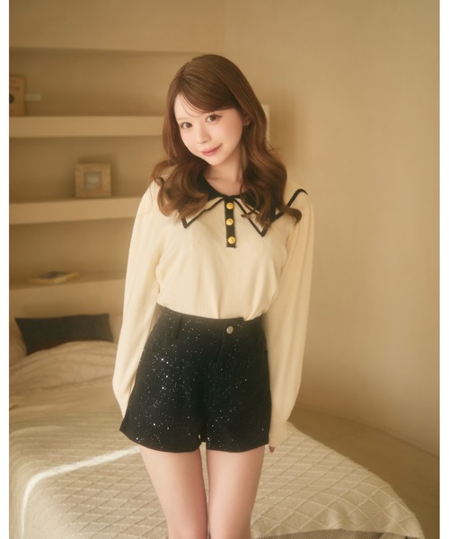 kohページ① TITTY＆CO.（ティティーアンドコー） ニット セーター バイカラー襟