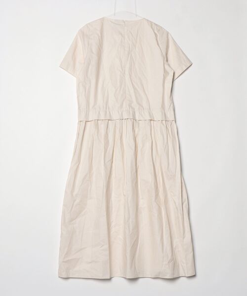 「Ebonyivory」 半袖ワンピース FREE ベージュ レディース_画像2