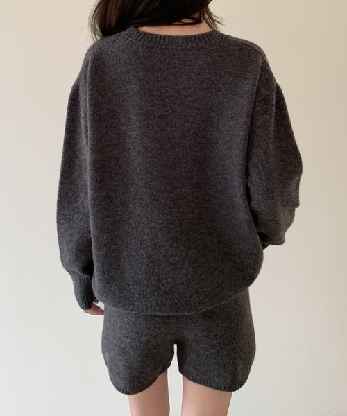セットアップ ニットセットアップ（セーター＆ショートパンツ 2点