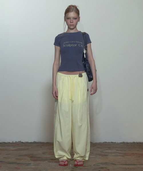 「SCULPTOR」 半袖カットソー MEDIUM ピンク レディース_画像4