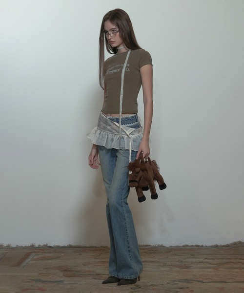 「SCULPTOR」 半袖カットソー MEDIUM ピンク レディース_画像9