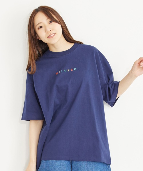 「MILKFED.」 半袖Tシャツ ONE SIZE ライトパープル レディース_画像3
