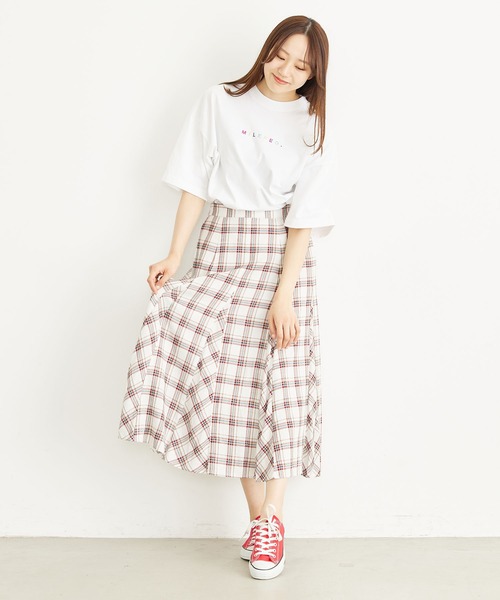 「MILKFED.」 半袖Tシャツ ONE SIZE ライトパープル レディース_画像7