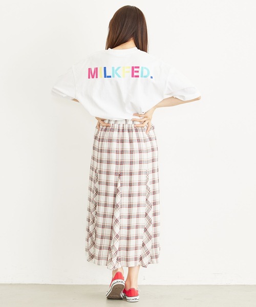 「MILKFED.」 半袖Tシャツ ONE SIZE ライトパープル レディース_画像8