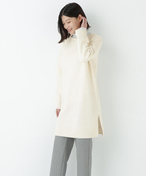 ヒューマンウーマン（human woman）/度違い天竺ミニワンピース human woman（ヒューマンウーマン） ワンピース 度違い天竺ミニ