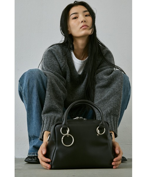 un/neu ボストンバッグ トラペーズリング2WAYボストン / くびれ