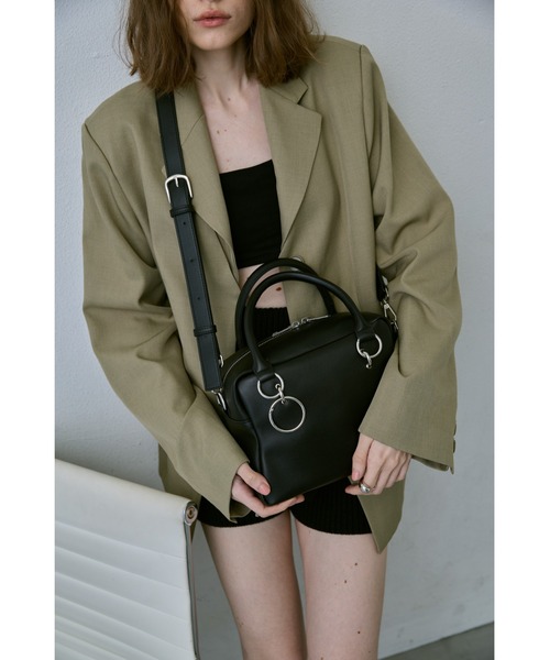 un/neu ボストンバッグ トラペーズリング2WAYボストン / くびれ