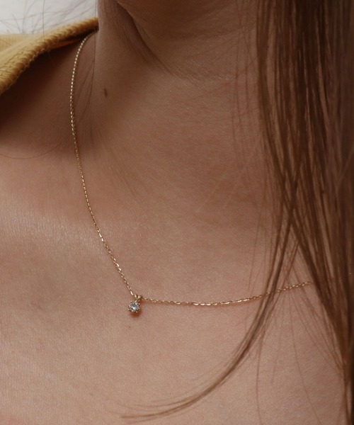 NOJESS（ノジェス） ネックレス K10ダイヤモンドネックレス（0.04ct