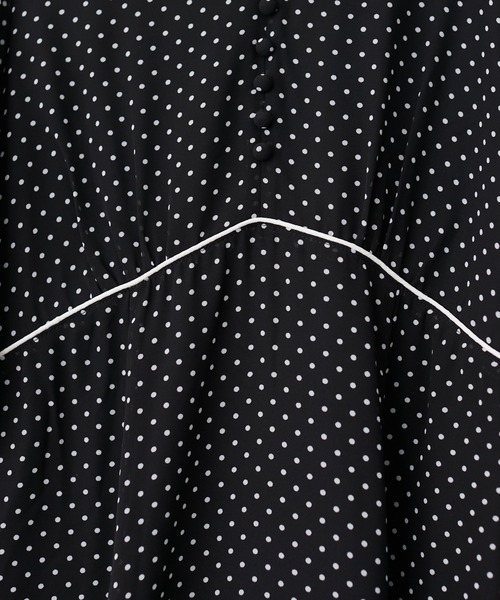 「natural couture」 半袖ワンピース FREE ブラック レディース_画像4