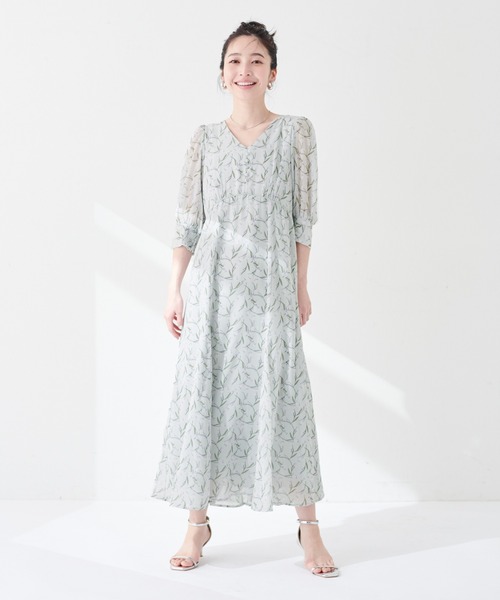 「natural couture」 半袖ワンピース FREE ブラック レディース_画像7