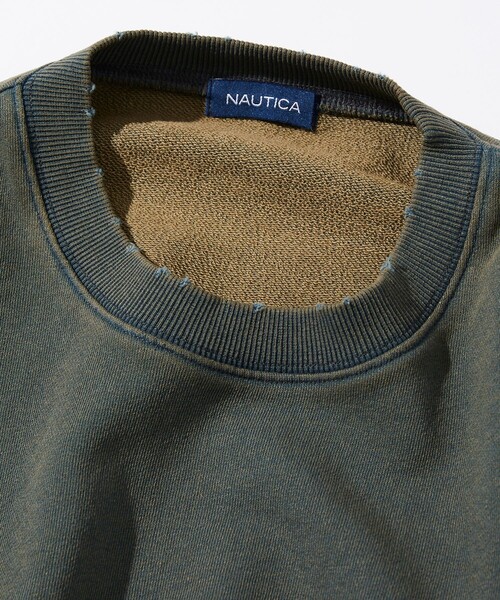 「NAUTICA」 スウェットカットソー LARGE ブルー メンズ_画像9