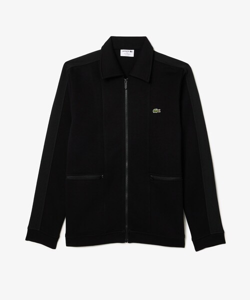 Lacoste 黒 ジップアップジャケット メンズ Lacoste 黒 ジップアップジャケット メンズ 【公式通販】