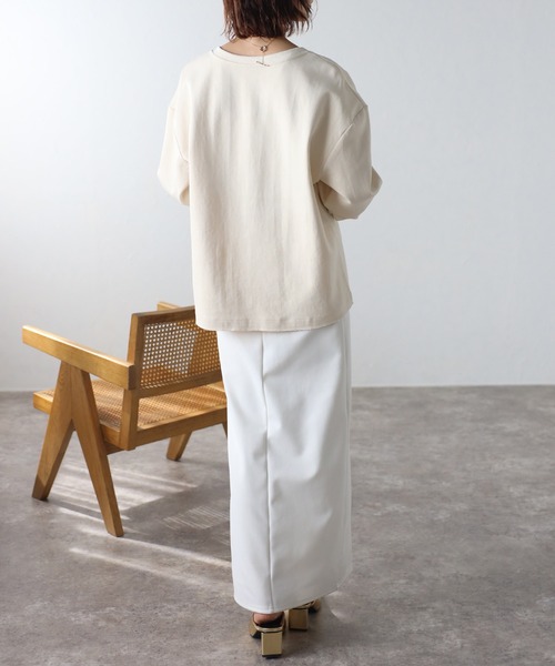 「Bonjour Sagan」 長袖カットソー FREE ネイビー レディース_画像9