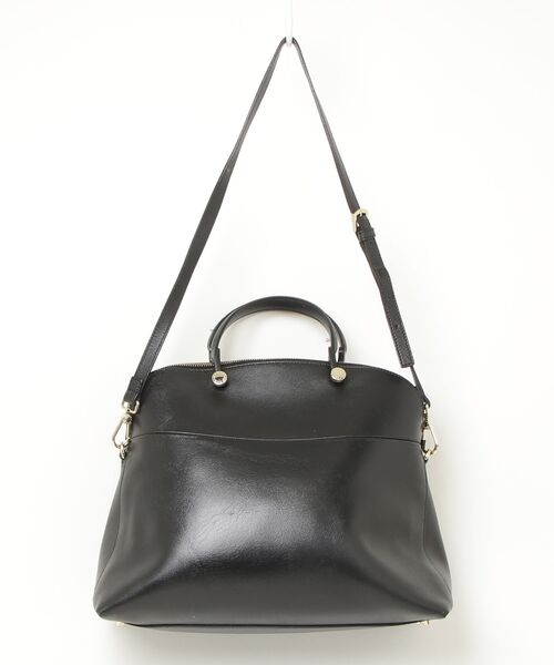 ✨️美品✨️ FURLA フルラ ジュリア レザー 2WAY ハンドバッグ ブラック FURLA（フルラ） ワンポイント2WAYバッグ - ブラック レディース