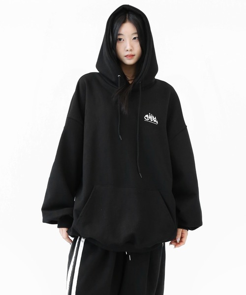 23506　ファンキーミンキーベイビーズ　パーカー　黒　サイズＳ minsobi（ミンソビ） パーカー ブルームインブルーフーディパーカー