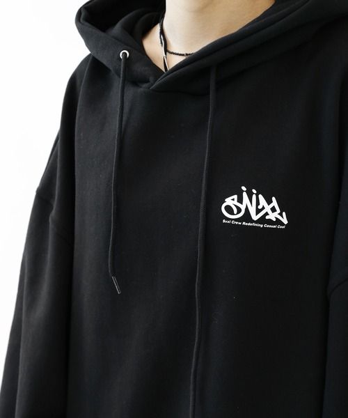 minsobi（ミンソビ） パーカー ブルームインブルーフーディパーカー