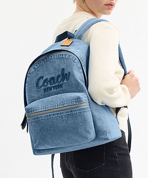 COACH（コーチ） リュック ONE ブルー系その他 レディース : ZOZOTOWN