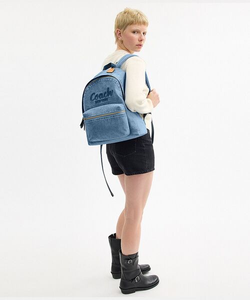 【新品未使用】COACH　コーチ　リュック バックパック　レディース COACH（コーチ） リュック ONE ブルー系その他 レディース : ZOZOTOWN