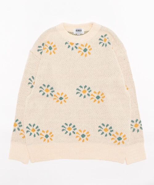 「BENDER TOKYO」 長袖ニット - ベージュ メンズ_画像4