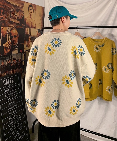 「BENDER TOKYO」 長袖ニット - ベージュ メンズ_画像8