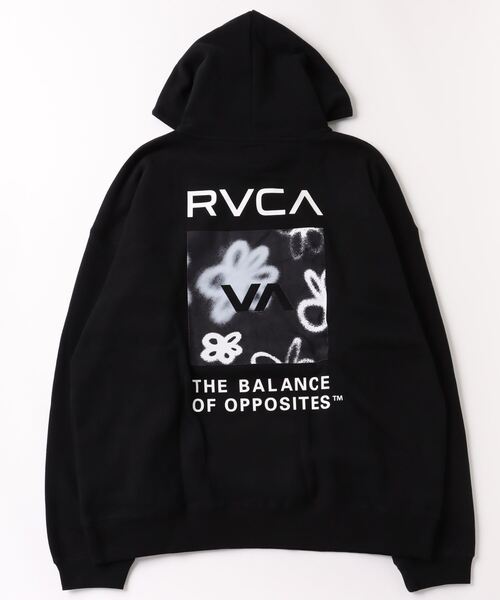 「RVCA」 プルオーバーパーカー L ブラック レディース_画像2