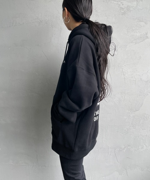 「RVCA」 プルオーバーパーカー L ブラック レディース_画像5