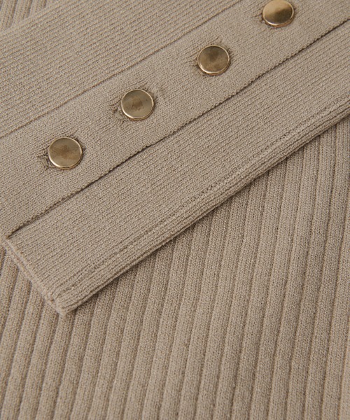 「RIVE DROITE」 長袖ニット FREE ボルドー レディース_画像3