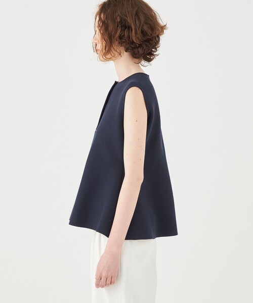 「BALLSEY」 ニットベスト S ネイビー レディース_画像5