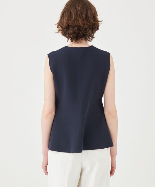 「BALLSEY」 ニットベスト S ネイビー レディース_画像6