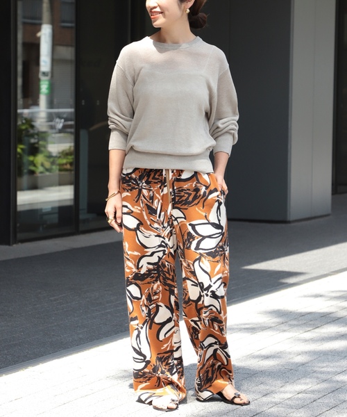 「VERMEIL par iena」 長袖ニット FREE オレンジ レディース_画像6