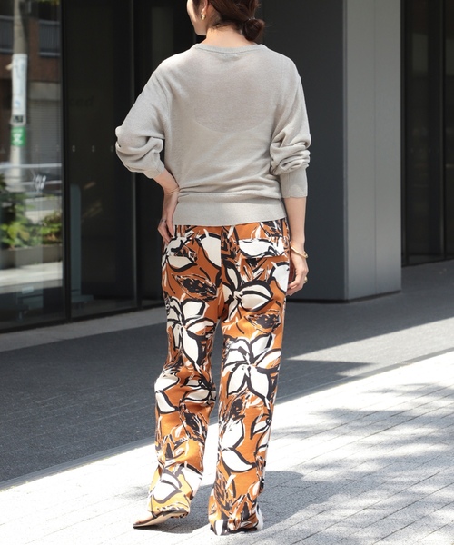 「VERMEIL par iena」 長袖ニット FREE オレンジ レディース_画像9