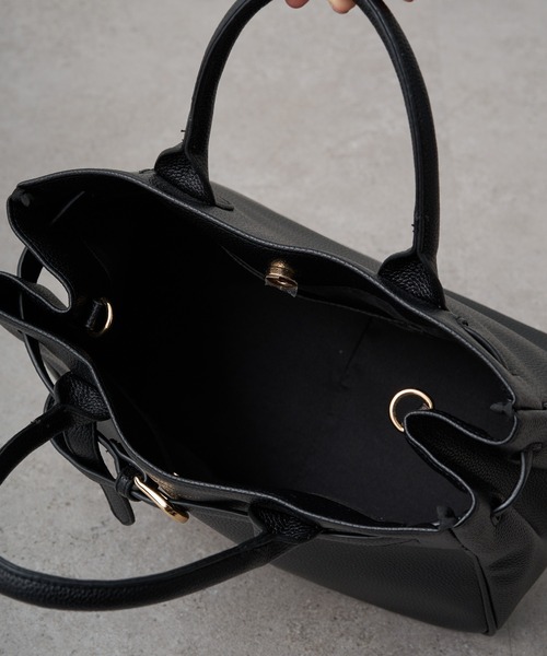 pual ce cin トートバッグ ベルトデザイン2WAYバッグ レディース