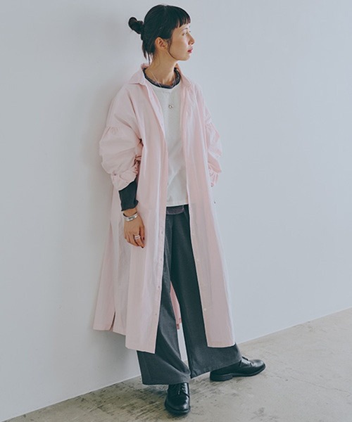 「studio CLIP」 イージーパンツ - ベージュ レディース_画像7