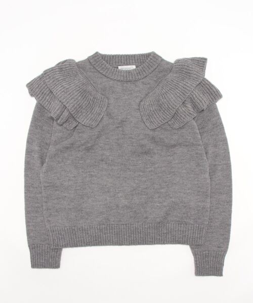 「UR Lab.」 長袖ニット FREE グレー レディース_画像2