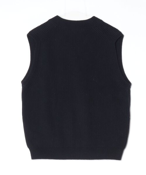 BATONER（バトナー） ニットベスト 2 ネイビー メンズ : ZOZOTOWN