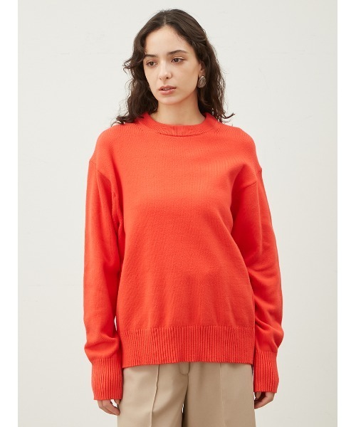 「Mila Owen」 長袖ニット 1 グレー レディース_画像4