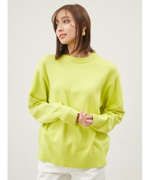 「Mila Owen」 長袖ニット 1 グレー レディース_画像5