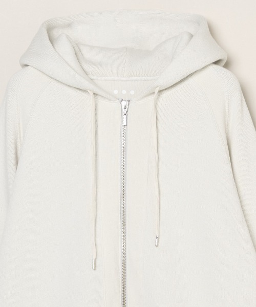 three dots（スリー ドッツ） パーカー ラッチパイル パーカ メンズ